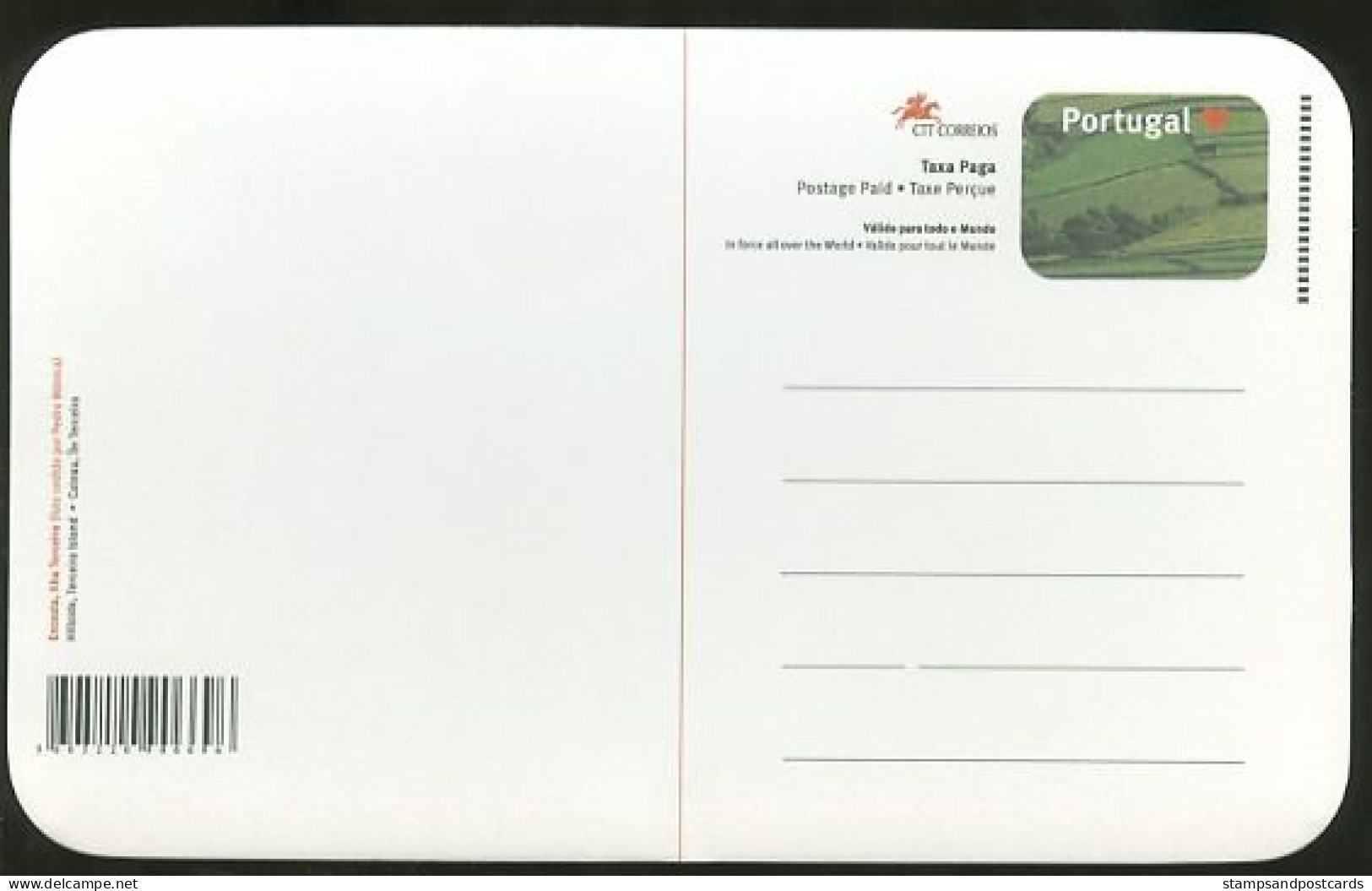 Portugal Açores 2004 Entier Postal Cotê Île Terceira Vulcanique Azores Stationery Hillside Terceira Island Vulcanic - Vulkane