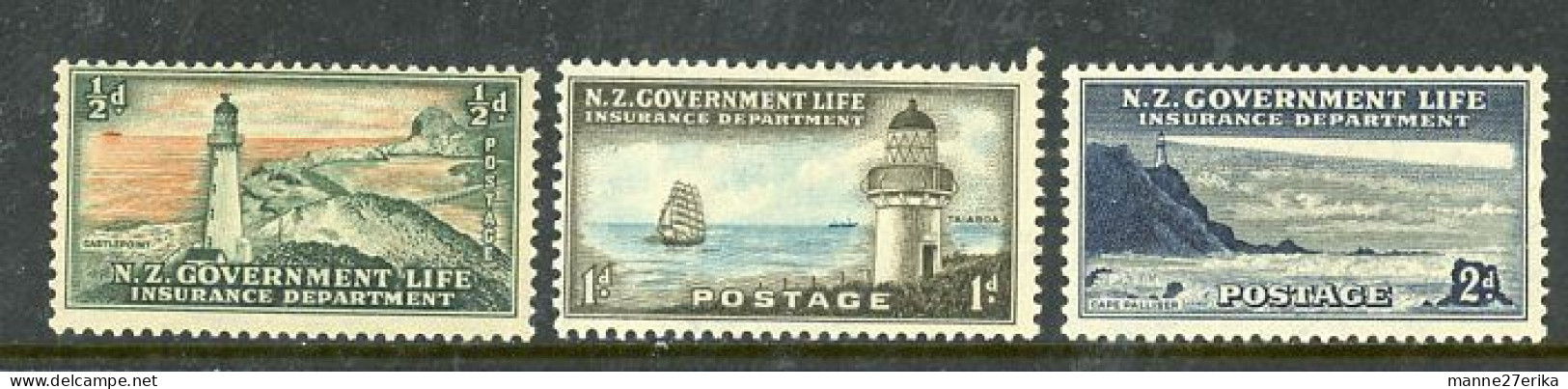 New Zealand MH 1947-65 - Unused Stamps