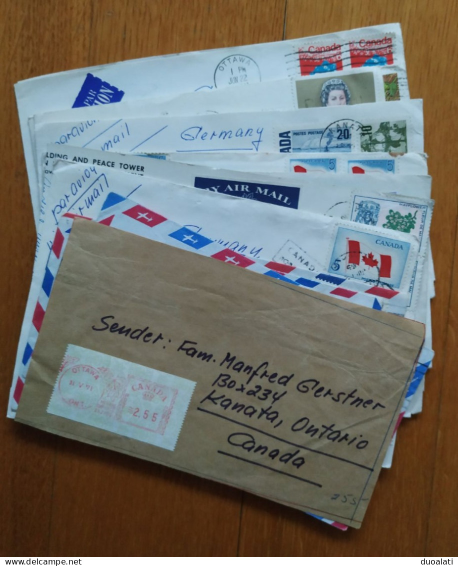 Canada Nice Collection Of 20 Traveled Covers - Collections