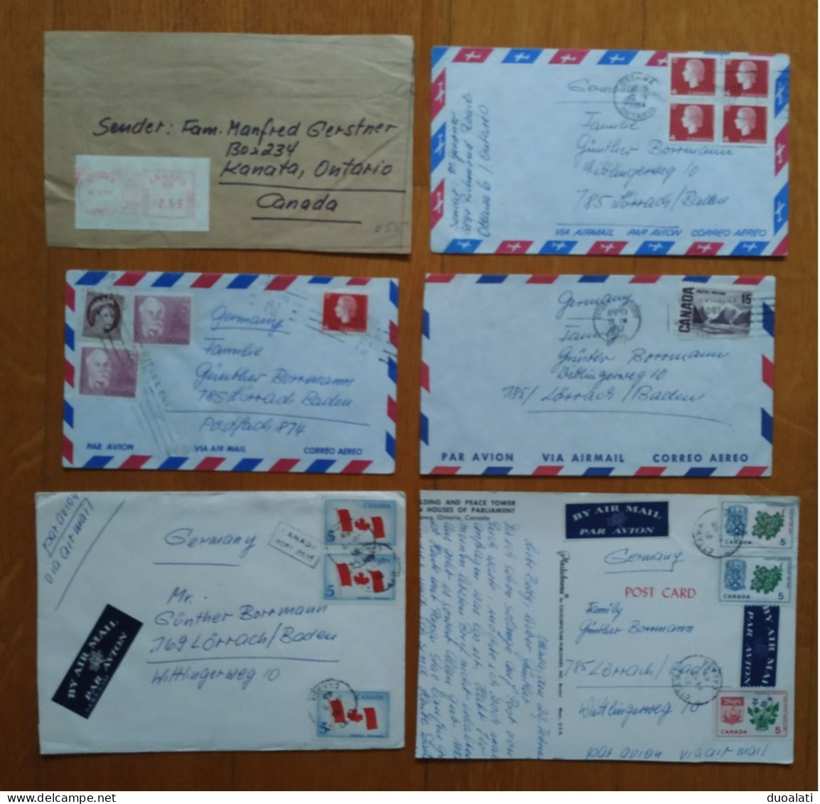 Canada Nice Collection Of 20 Traveled Covers - Collezioni