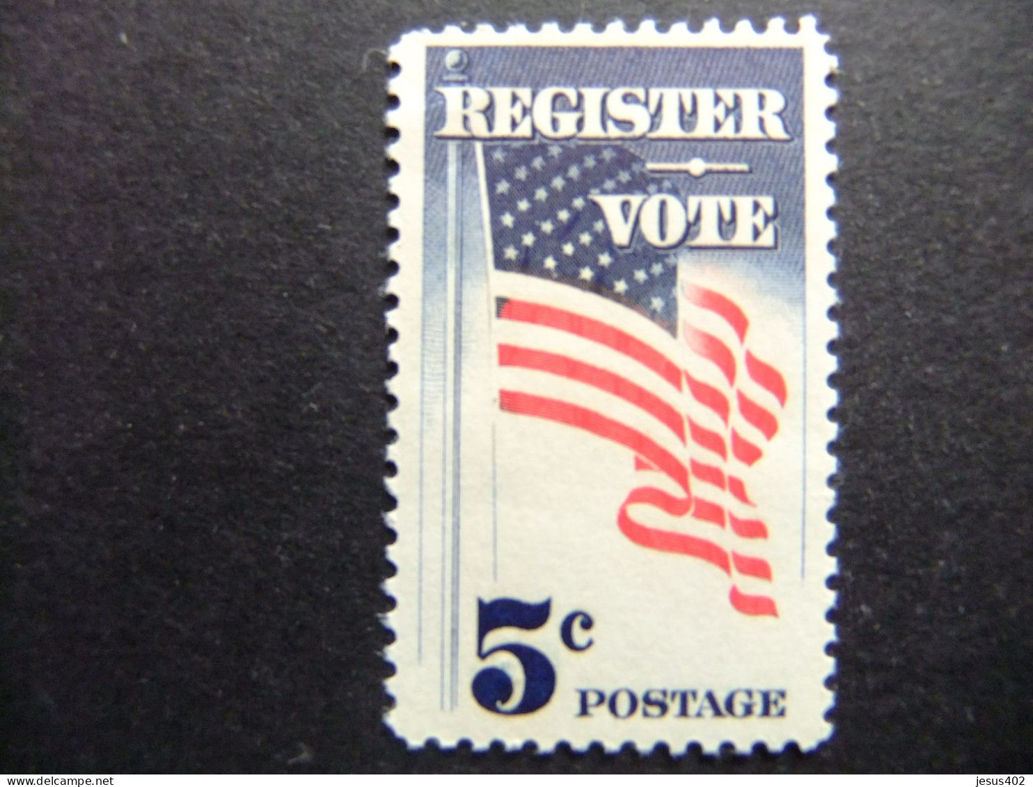 ESTADOS UNIDOS / ETATS-UNIS D'AMERIQUE 1964 / BANDERA / INVITACION A VOTAR YVERT 765 **MNH - Unused Stamps
