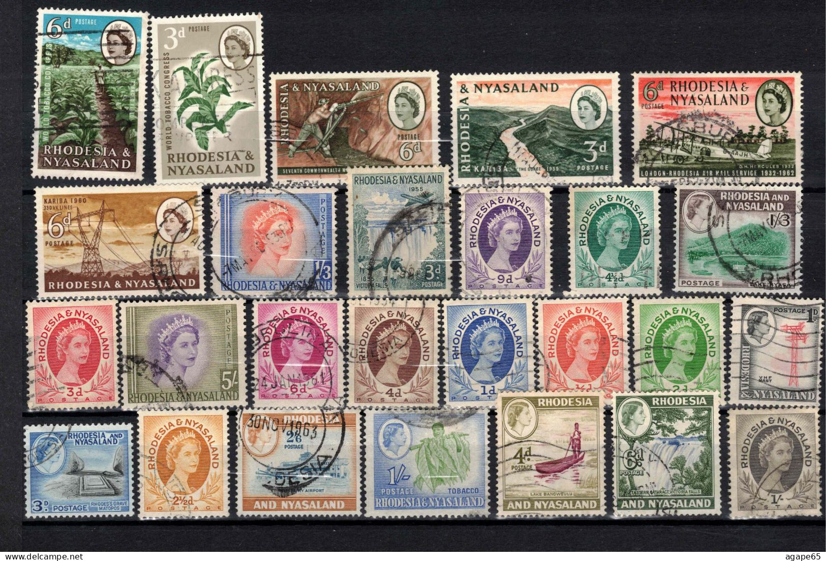 Rodesia & Nyasaland Lot - Rhodesia & Nyasaland (1954-1963)