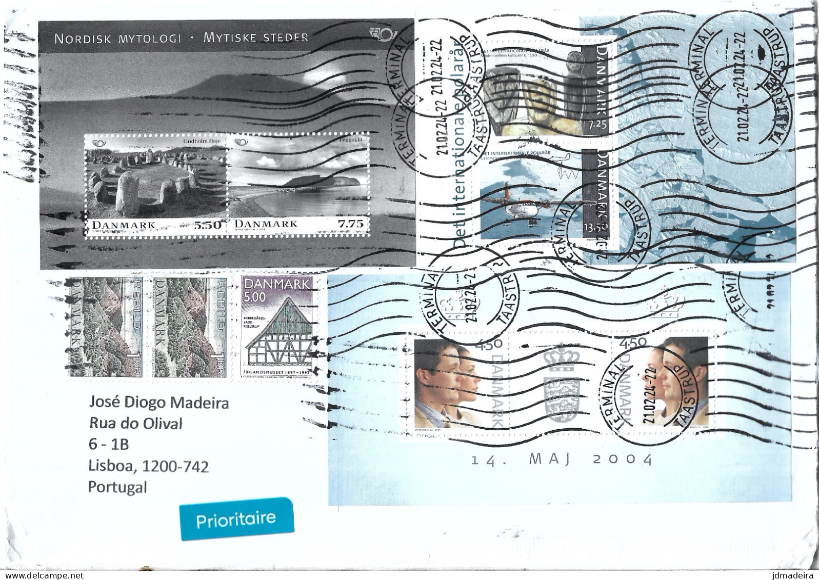 Danmark Cover To Portugal - Storia Postale