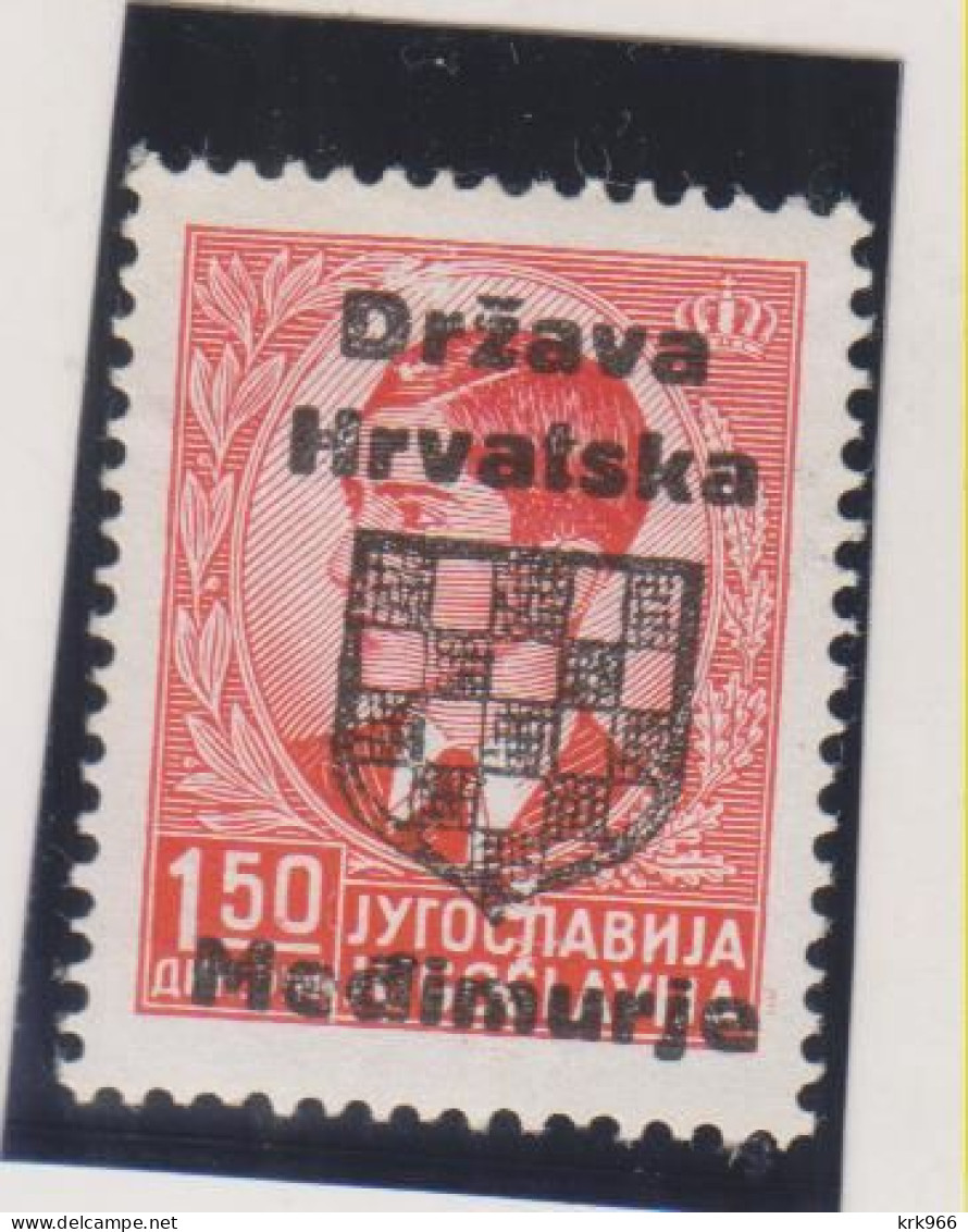 CROATIA WW II MEDIMURJE Locals 1.50 Din  MNH - Croatie