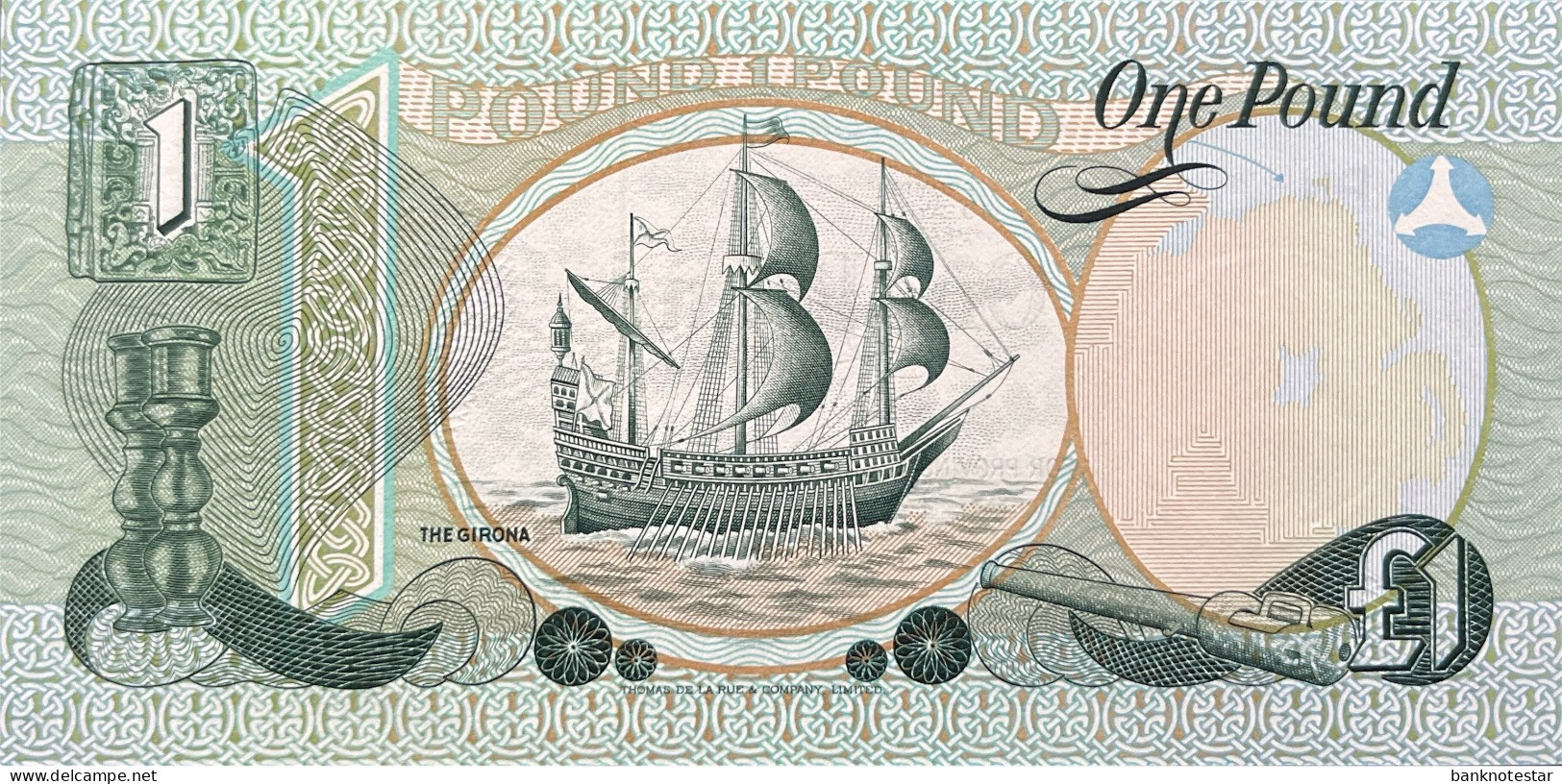 Northern Ireland 1 Pound, P-247a (1.1.1977) - UNC - 1 Pond