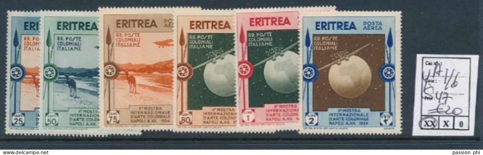 B5 ITALIAN COLONIES  SASSONE S47 YVERT A1/6 MNH - General Issues