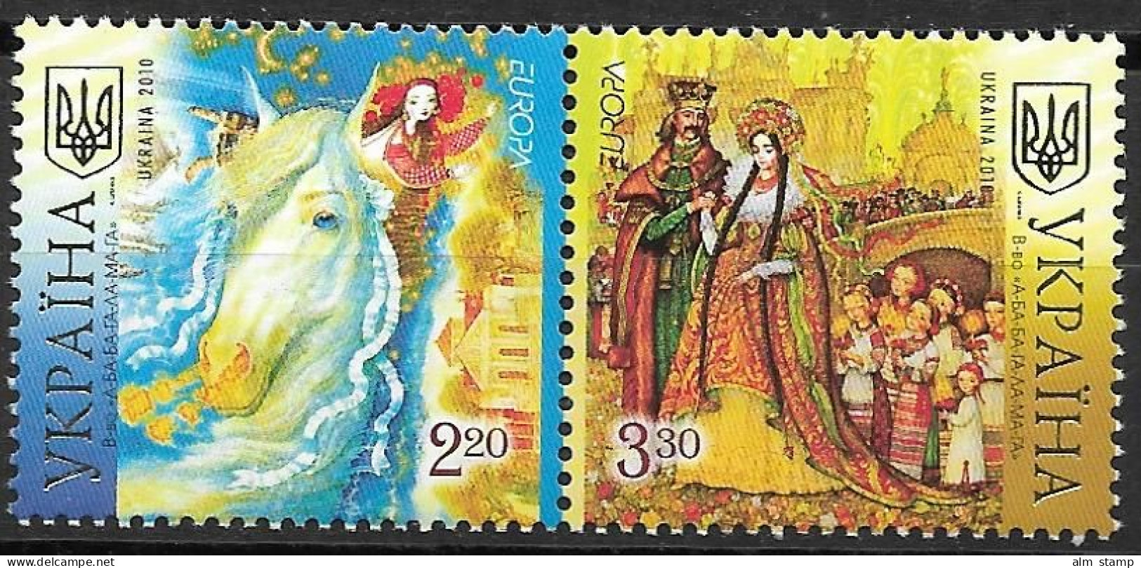 2010 Ukraine Mi. 1084-5 ** MNH Europa - 2010