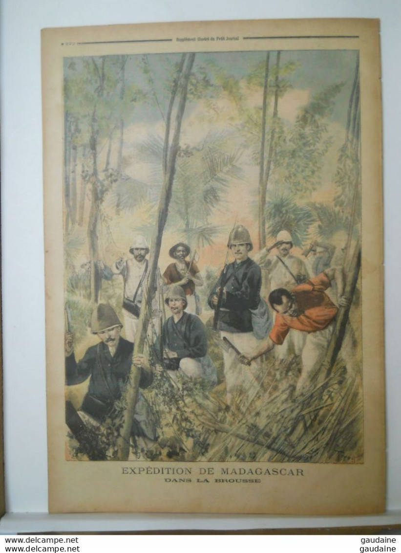 Le Petit Journal N°249 – 25 Aout 1895 – Captivité Mr Carrere Tonkin - Viet Nam - Expédition De Madagascar - Le Petit Journal