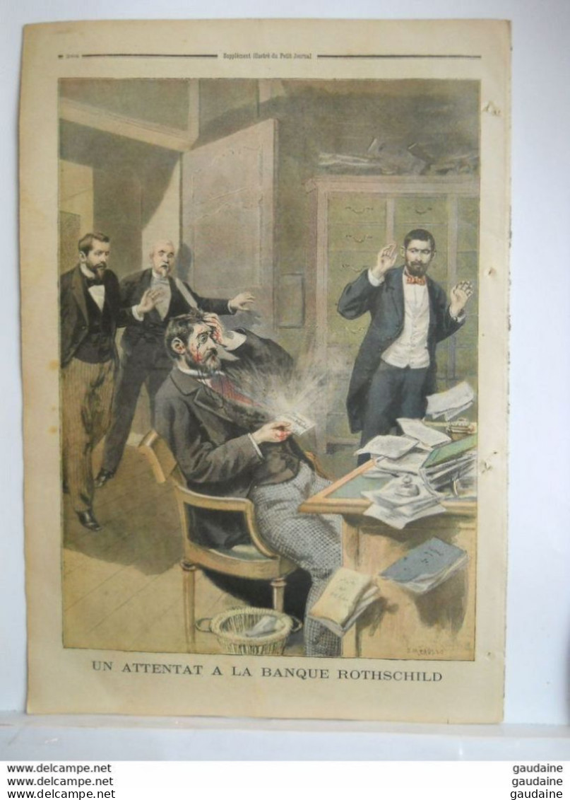 Le Petit Journal N°251 – 8 Septembre 1895 – Général Saussier Russe Dragomiroff - Attentat Banque Rothschild - Le Petit Journal
