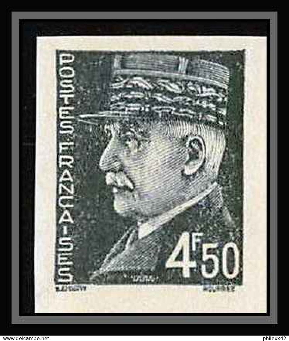 France N°521b (521 B) Marechal Petain Non Dentelé ** MNH (Imperf) - 1941-1950