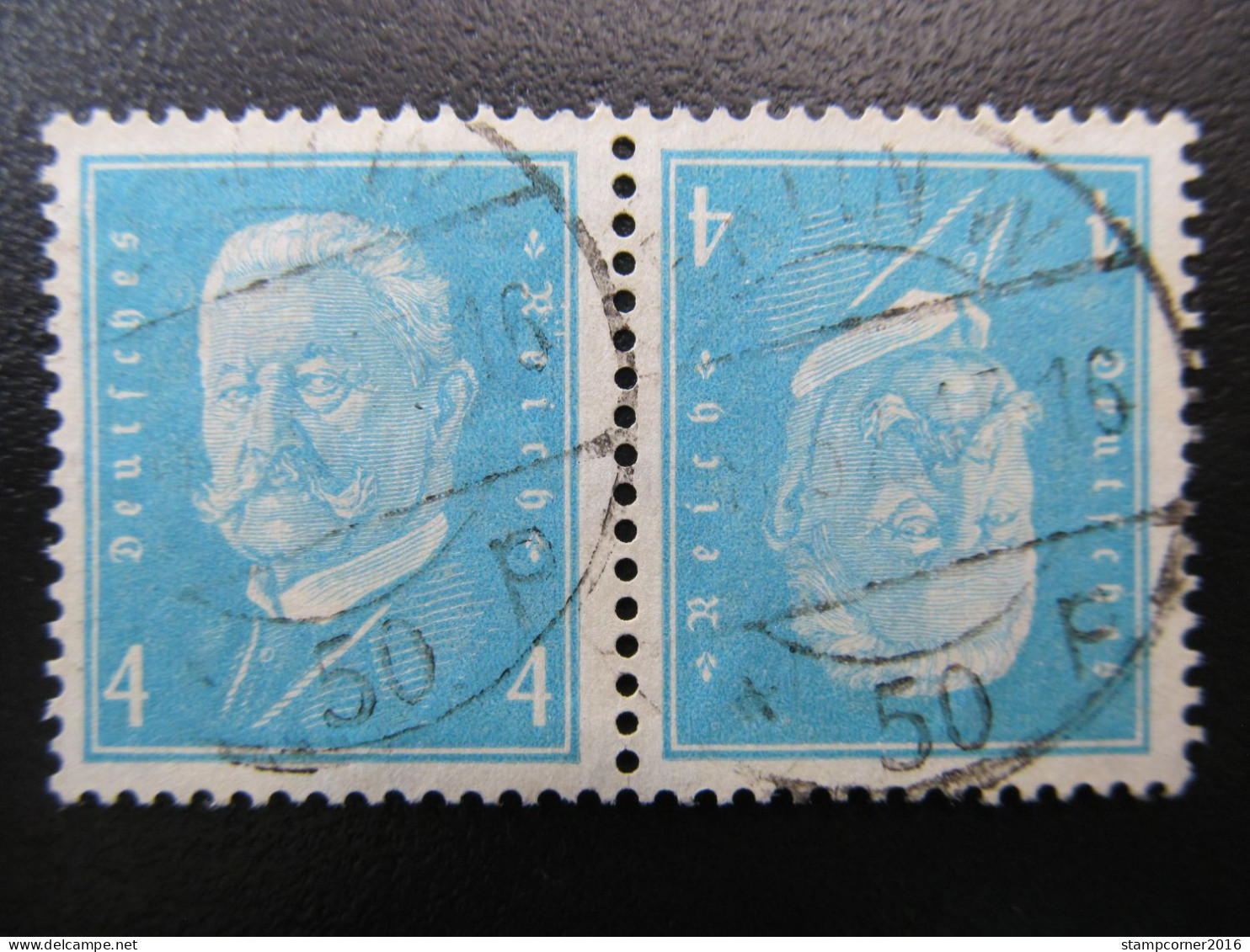 DR-ZD Nr. K9, 1932, Reichspräsidenten, Gestempelt, Mi 50€  *DEL333* - Libretti & Se-tenant