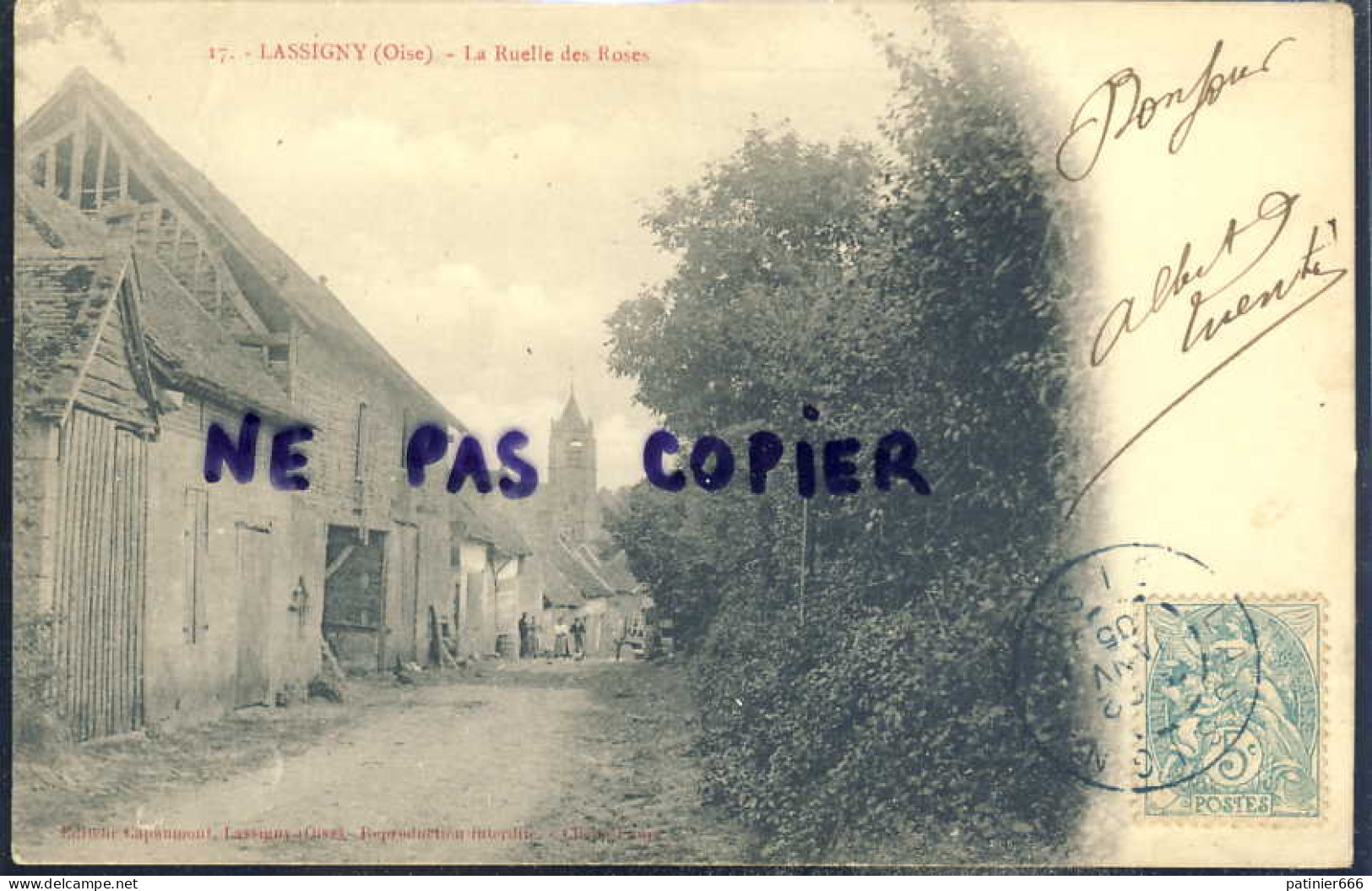 Lassigny La Ruelle Des Roses - Lassigny