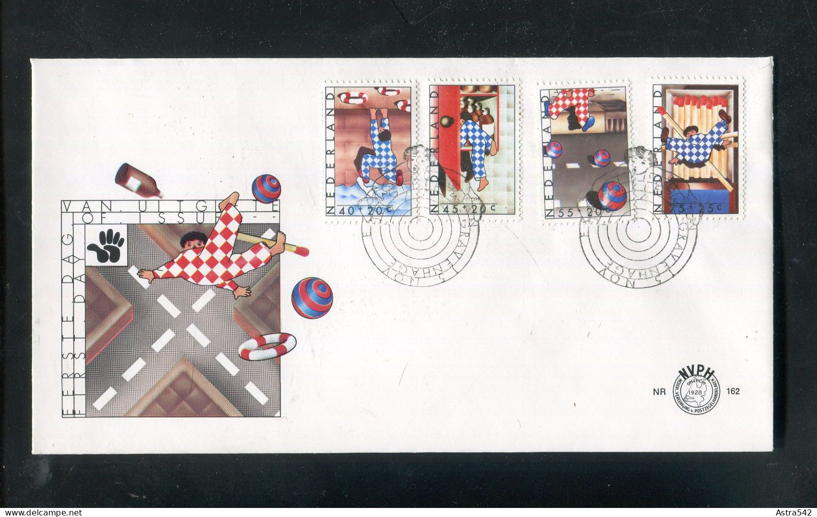 "NIEDERLANDE" 1977, Mi. 1109-1112 FDC (A0026) - FDC