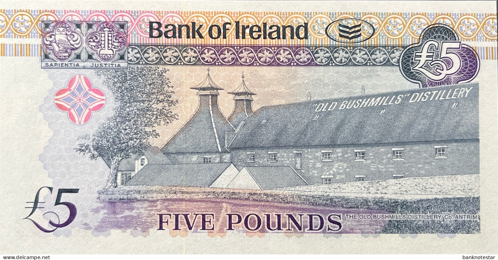Northern Ireland 5 Pounds, P-83 (20.4.2008) - UNC - 5 Pounds