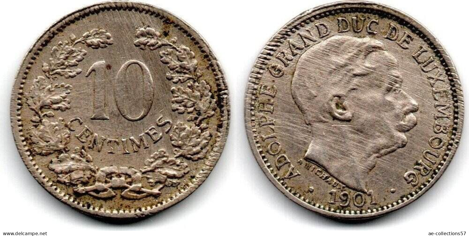 MA 31341 / Luxembourg 10 Centimes 1901 TTB - Luxemburg