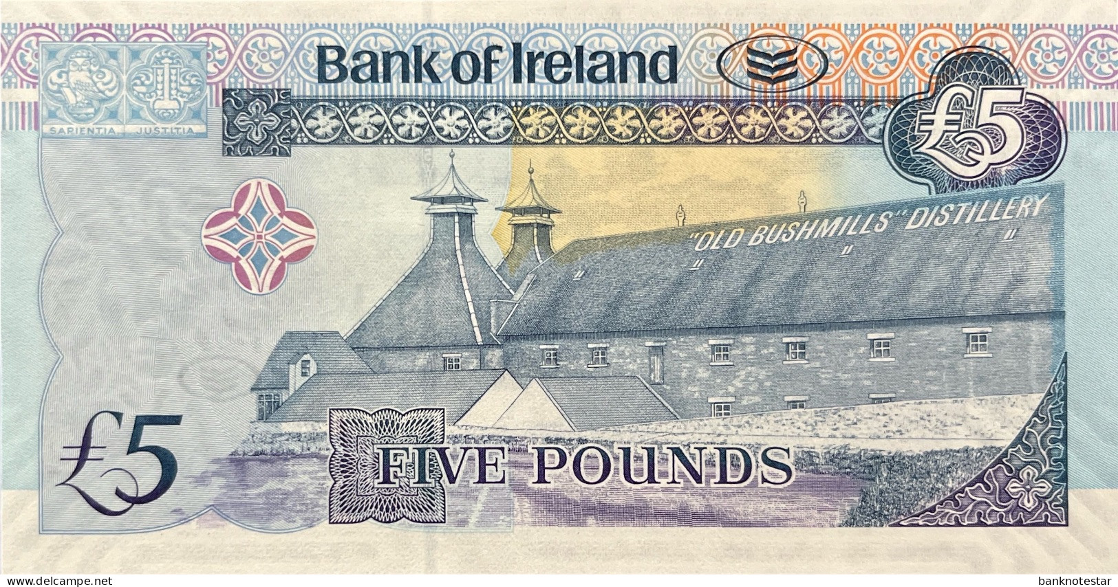 Northern Ireland 5 Pounds, P-86 (1.1.2013) - AA000642 - UNC - 5 Pond