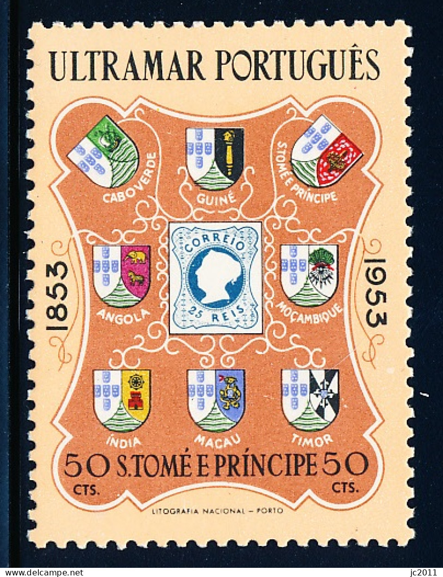 S Tomé E Príncipe - 1953 - Portuguese Stamp Centenary - MNG - St. Thomas & Prince