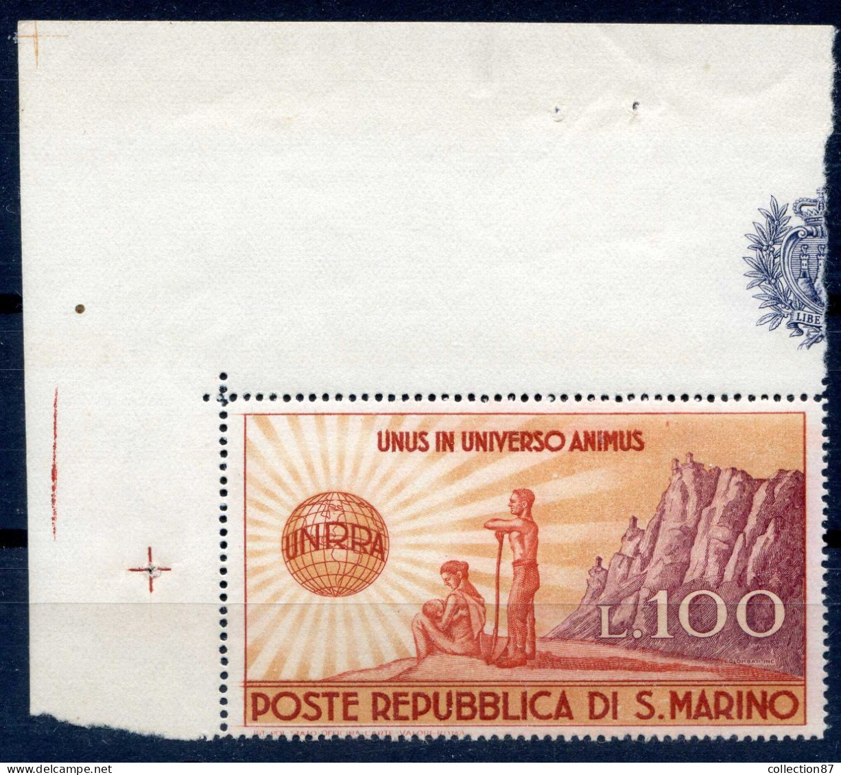 REF 001 > SAINT MARIN < Yvert N° 278 * * Neuf Luxe - MNH * * - S. MARINO < Cote 20 € - Unused Stamps