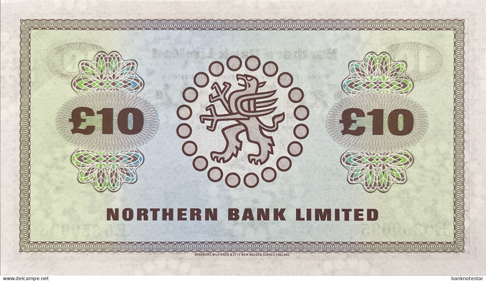 Northern Ireland 10 Pounds, P-189c (1.1.1975) - AU - 10 Pounds