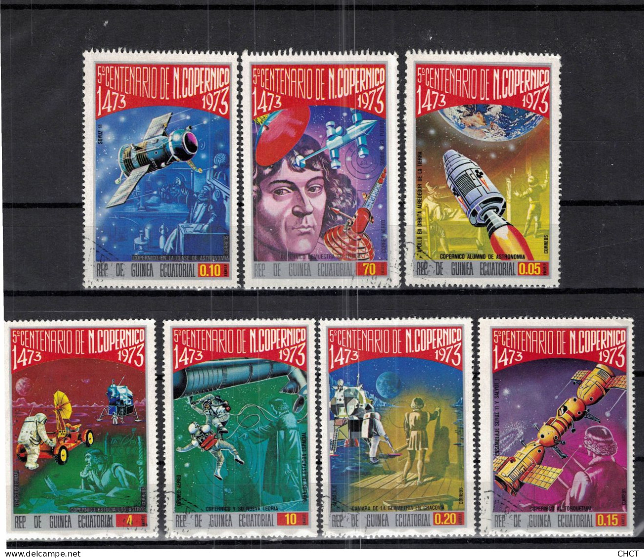 CHCT80 - Space, Cosmos, Rocket, Used, Complete Series, 1974, Equatorial Guinea - Equatorial Guinea