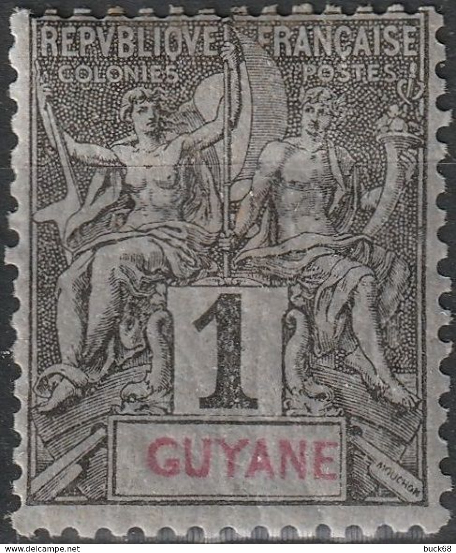 GUYANE Poste 30 * MH Type Groupe 1892 [ColCla] - Neufs
