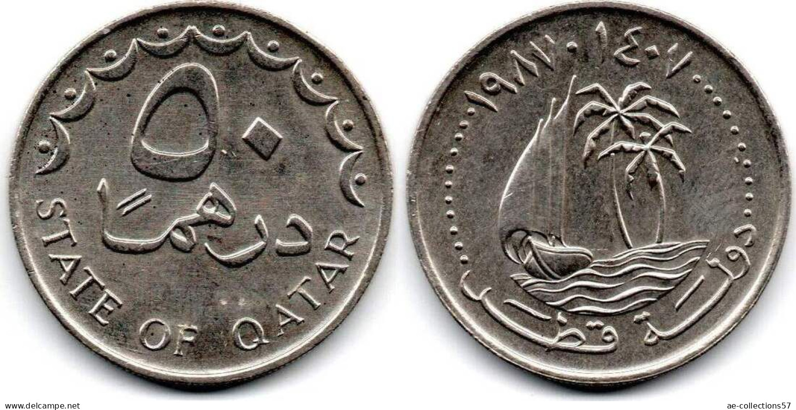 MA 31354 / Qatar 50 Dirhams 1987 SUP - Qatar