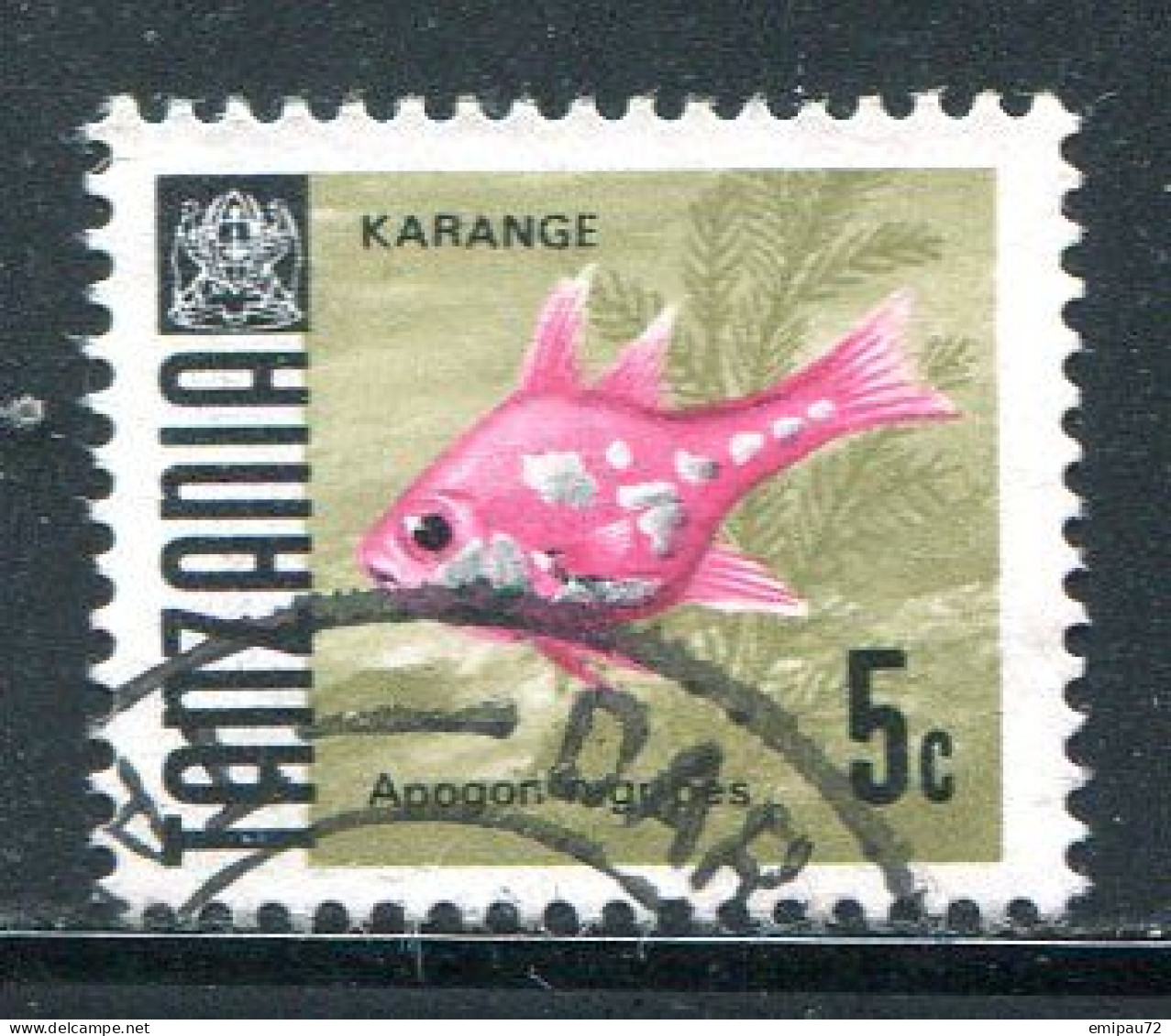 TANZANIE- Y&T N°19- Oblitéré (poisson) - Tanzania (1964-...)