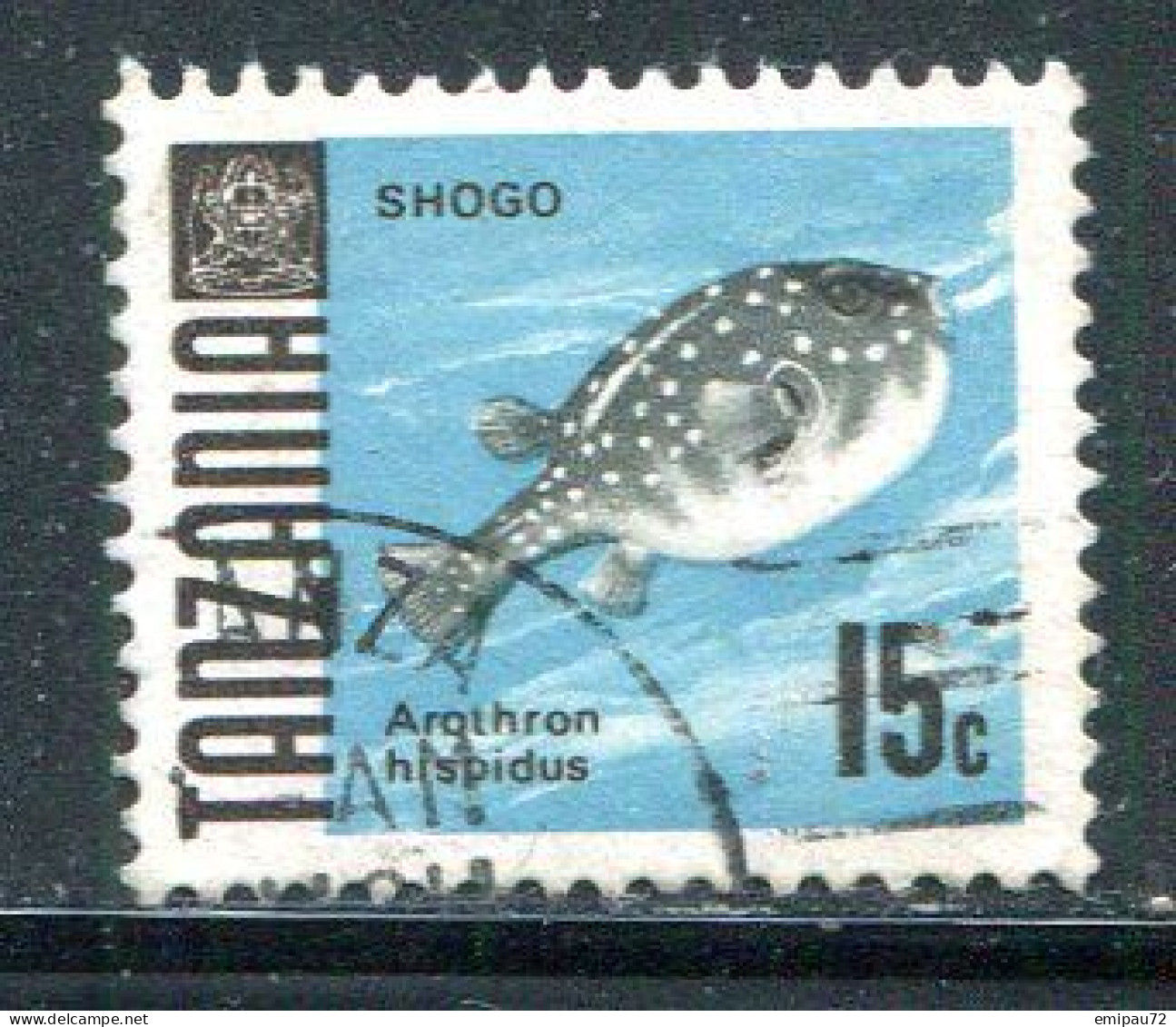 TANZANIE- Y&T N°21- Oblitéré (poisson) - Tanzania (1964-...)