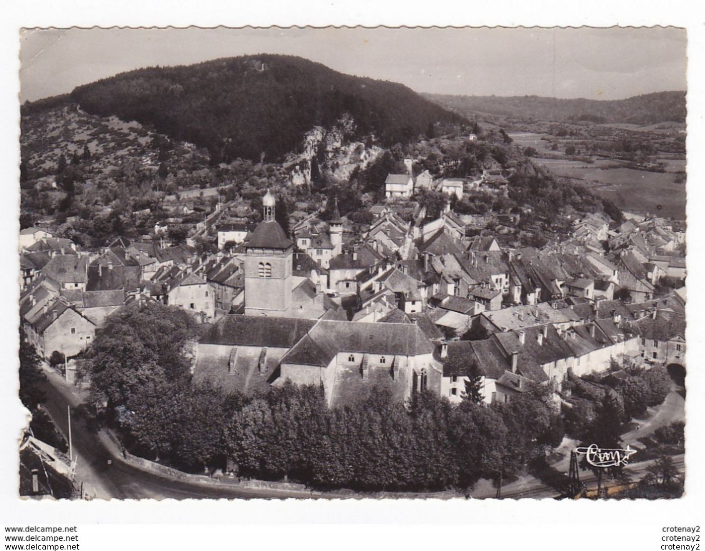 39 ORGELET En 1960 N°384 82 Vue Générale Aérienne Et Le Mont Ogier - Orgelet