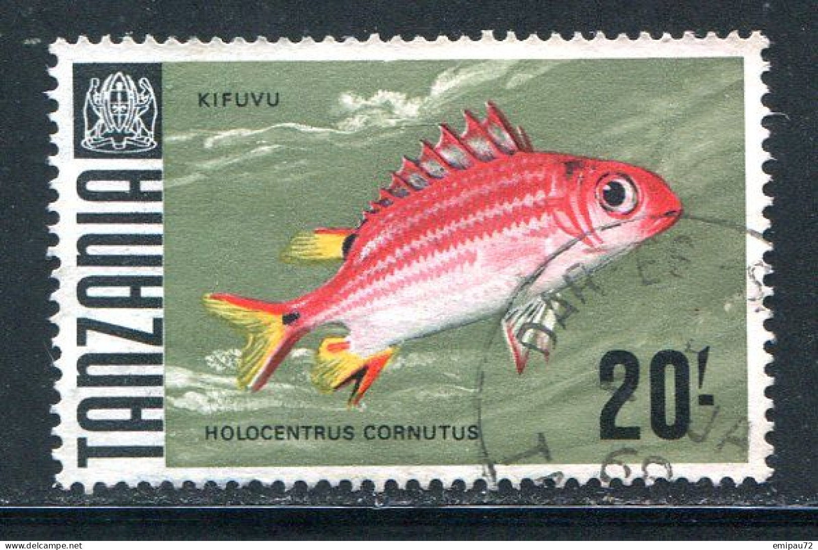 TANZANIE- Y&T N°32- Oblitéré (poissons) - Tanzania (1964-...)