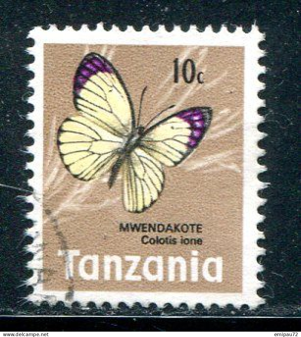 TANZANIE- Y&T N°34- Oblitéré (papillon) - Tansania (1964-...)