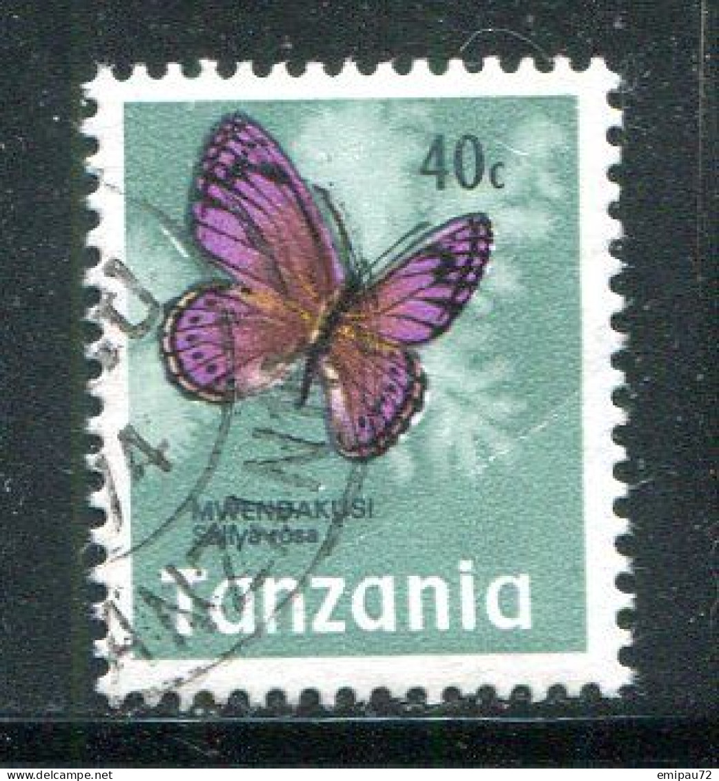 TANZANIE- Y&T N°38- Oblitéré (papillon) - Tanzania (1964-...)