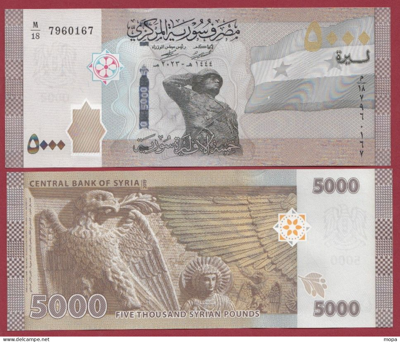 Syrie 5000 Pounds --2021 --NEUF/UNC--(136) - Syrien