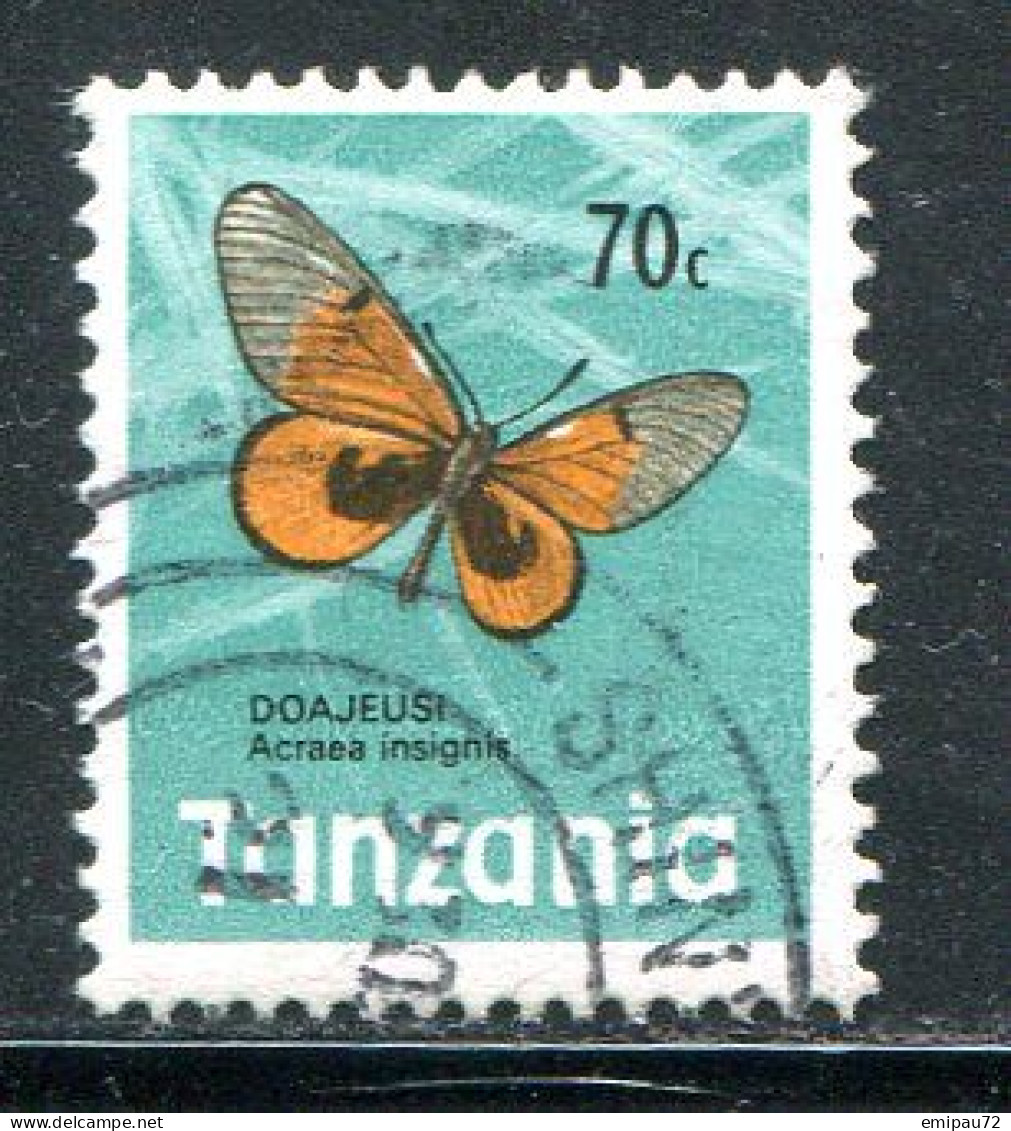 TANZANIE- Y&T N°41- Oblitéré (papillon) - Tansania (1964-...)