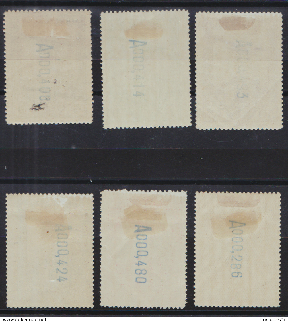 ESPAGNE - PA 50/55* - Série Complète. - Unused Stamps