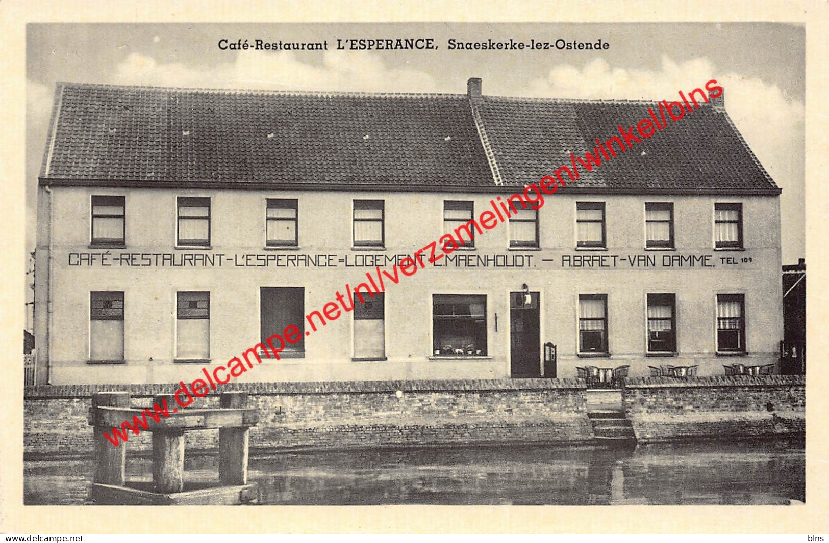 Snaeskerke-lez-Ostende - Café-restaurant L'Esperence - Snaaskerke - Gistel - Gistel