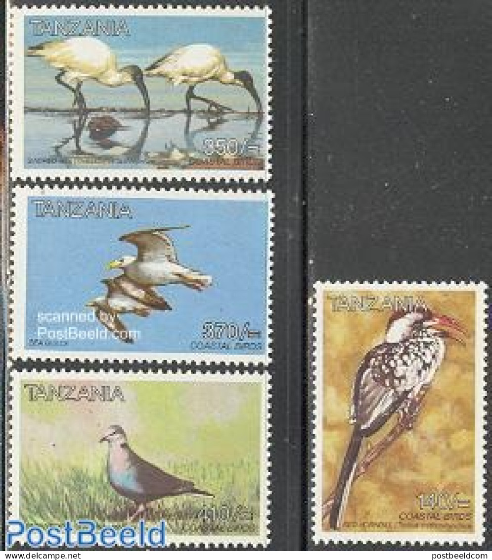 Tanzania 1997 Coastal Birds 4v, Mint NH, Nature - Birds - Tanzania (1964-...)