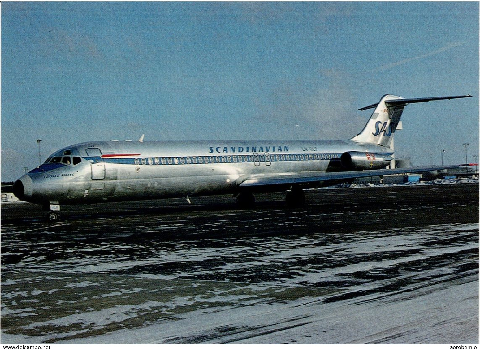 Postkarte SAS Scandinavian Airlines - Douglas DC-9-41 - 1946-....: Moderne