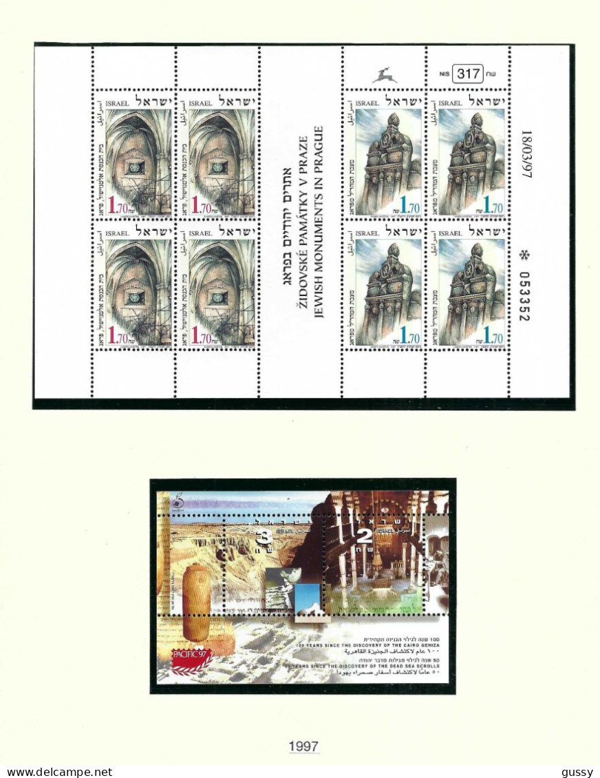 ISRAEL Ca.1996-97: Lot De Neufs** Avec Tabs - Unused Stamps (with Tabs)