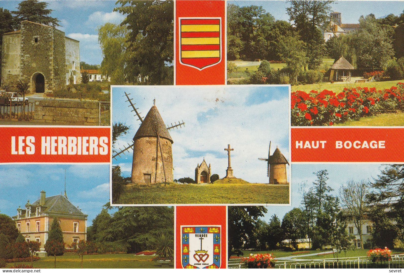 LES HERBIERS . -  LE HAUT BOCAGE  . CPM Multivues - Les Herbiers