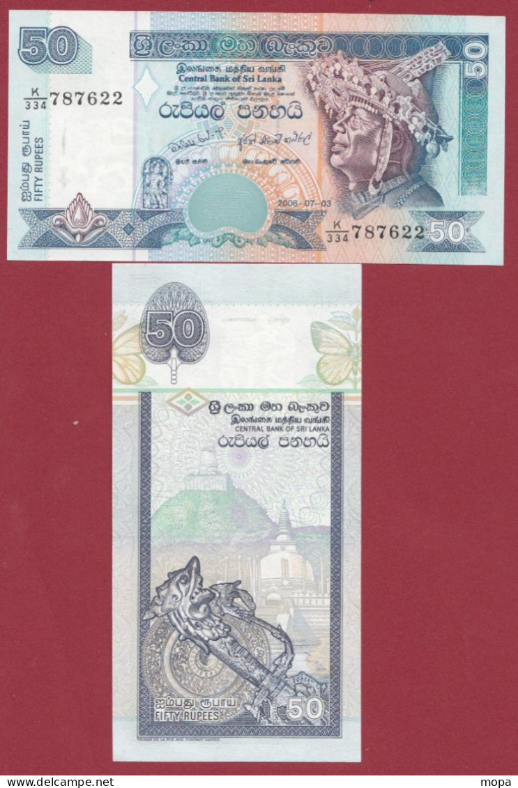 Sri Lanka --50 Rupees  --- 03/07/2006  ---UNC--(262) - Sri Lanka