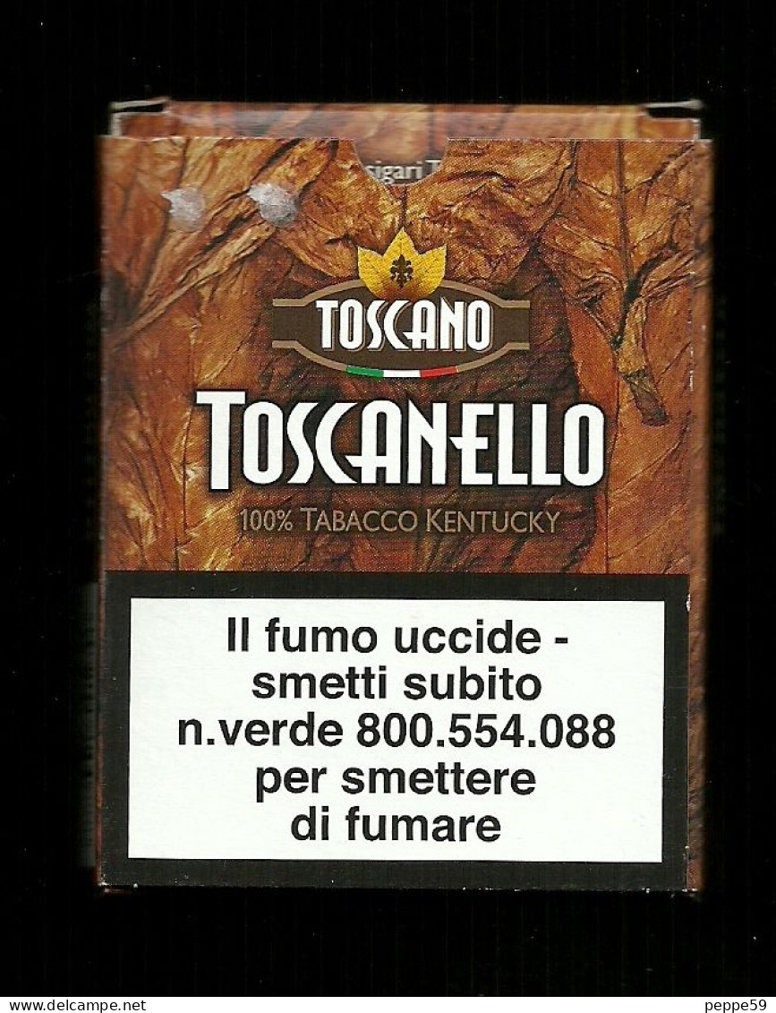 Tabacco Pacchetto Di Sigari Italia - Toscanello Tabacco Kentucky Da 5 Pezzi -  Vuoto - Zigarrenkisten (leer)