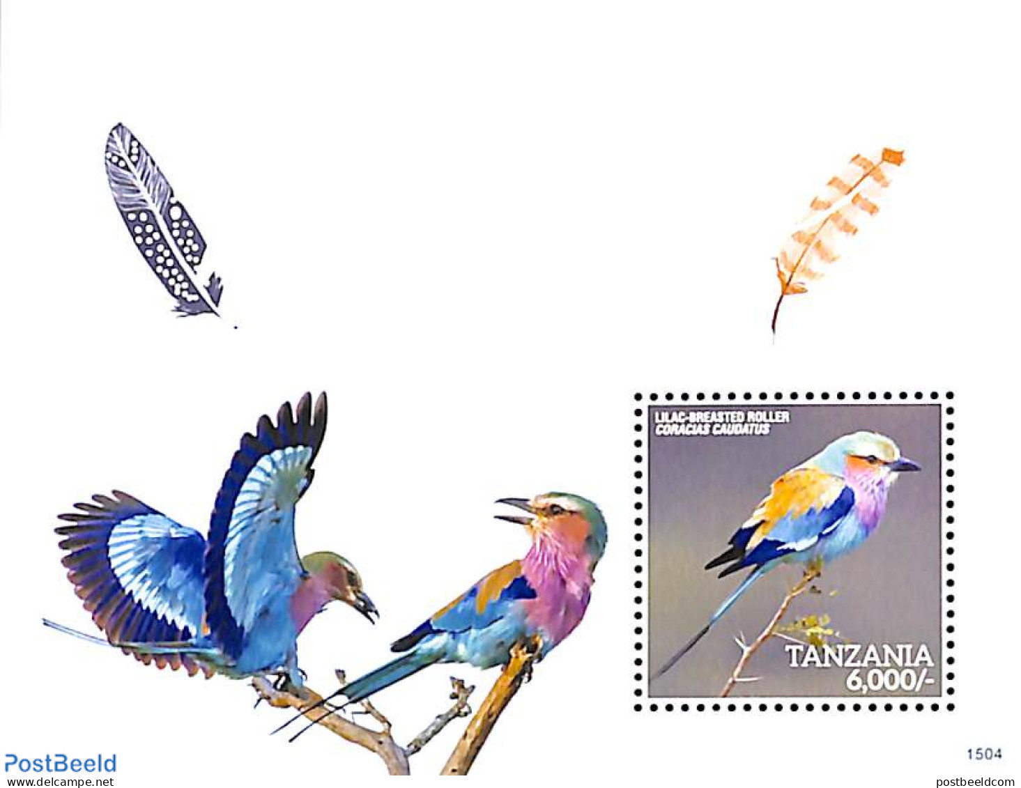 Tanzania 2015 Birds S/s, Mint NH, Nature - Birds - Tanzania (1964-...)