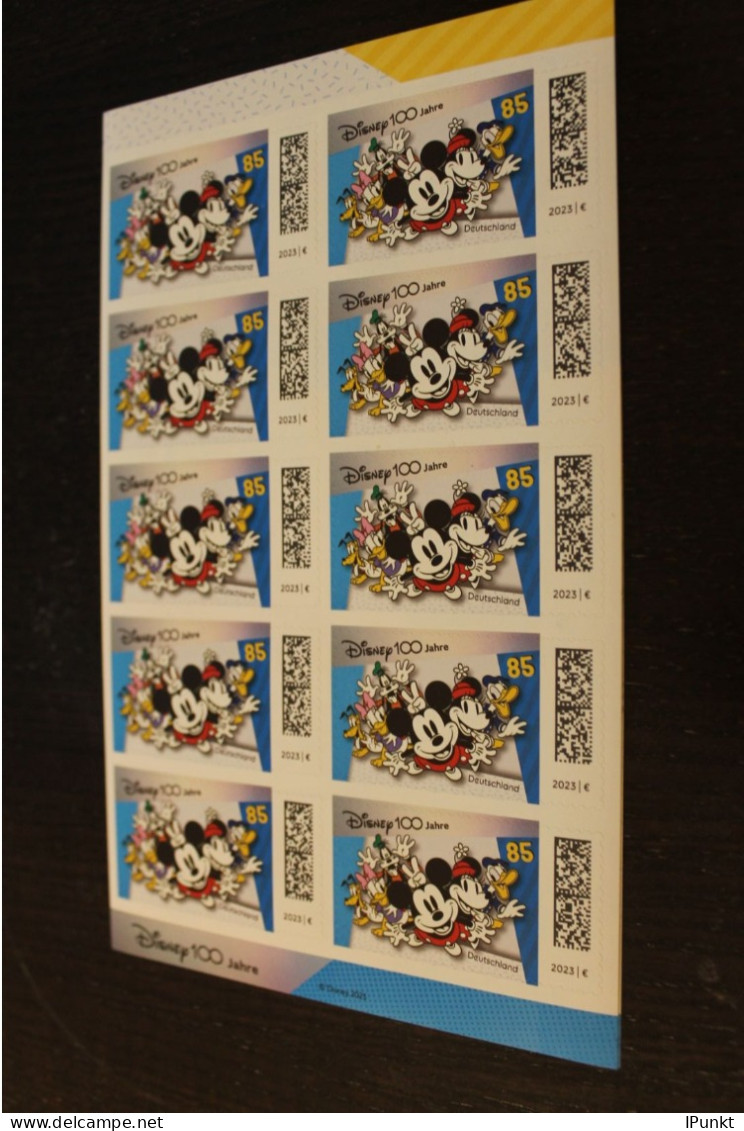 Deutschland 2023; Markenset 100 Jahre Disney; Micky Mouse, MNH - 2021-…