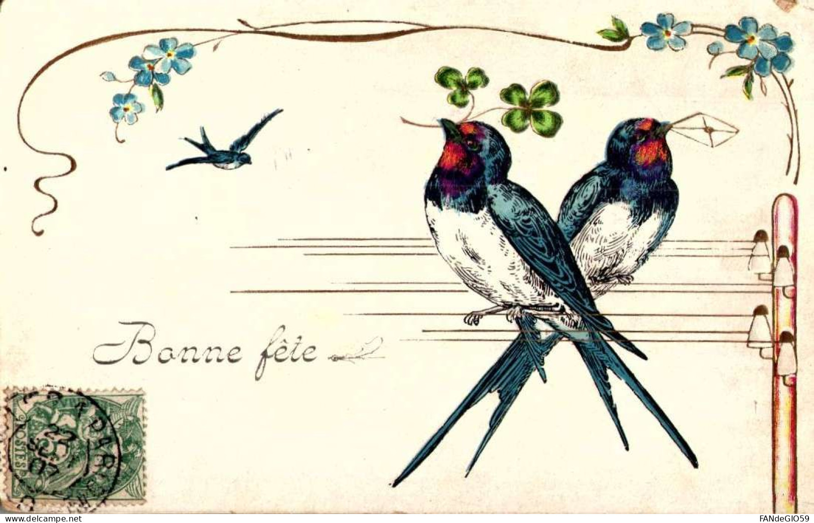 Animaux & Faune > Oiseaux CARTE GAUFFREE  // ALB   /1  /// 23 - Birds