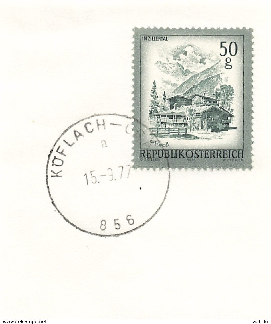 Bahnpost (R.P.O./T.P.O) Köflach-Graz [Ausschnitt] (AD3105) - Lettres & Documents