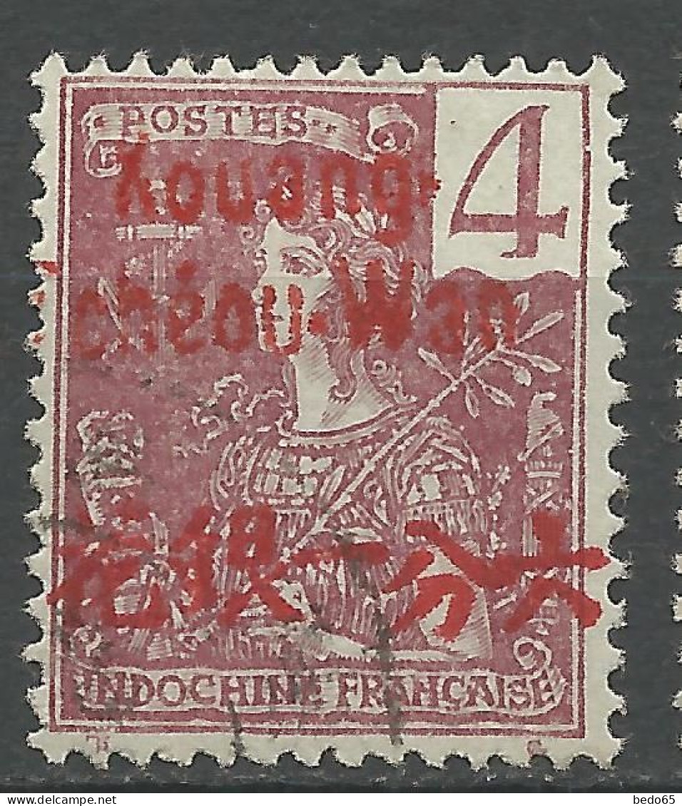 KOUANG-TCHEOU N° 3 Variétée X à La Place De K à KOUANG OBL / Used - Usati