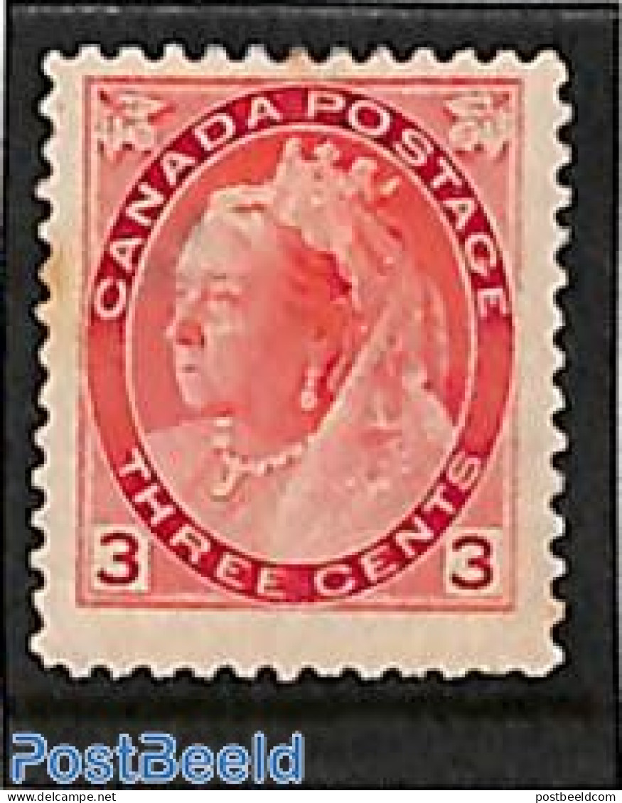 Canada 1898 3c, Stamp Out Of Set, Unused (hinged) - Unused Stamps