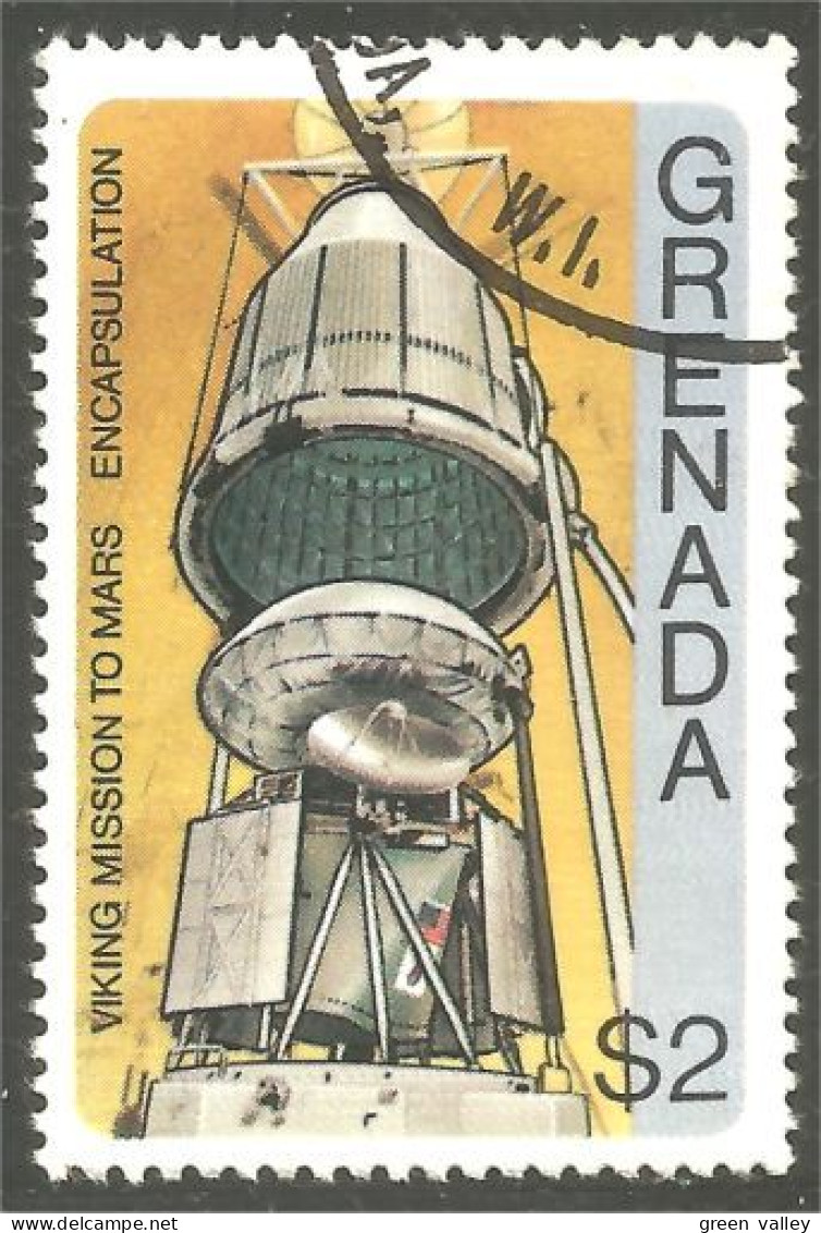 XW01-2851 Grenada Fusée Viking Mission Mars Rocket $2.00 - Noord-Amerika