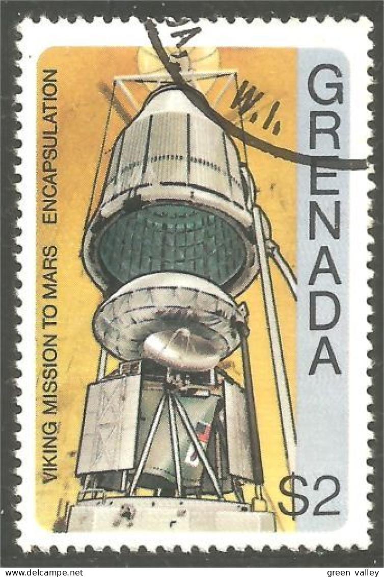 XW01-2851 Grenada Fusée Viking Mission Mars Rocket $2.00 - Amérique Du Nord